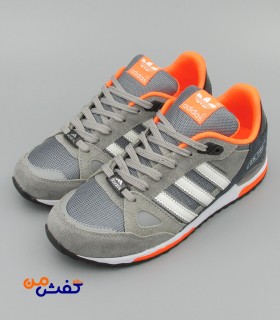 کفش اسپرت مردانه کی2 مدل ZX750 رنگ طوسی سفید کد 1263