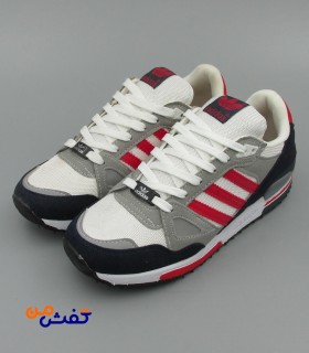 کفش اسپرت پرش مدل ZX750 رنگ طوسی قرمز کد 1347